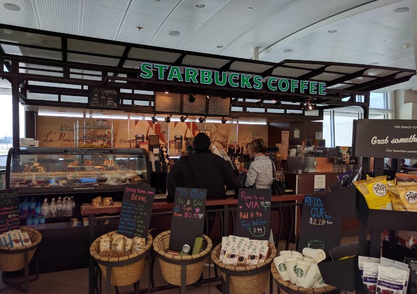 SJC San Jose International Airport Starbucks Coffee