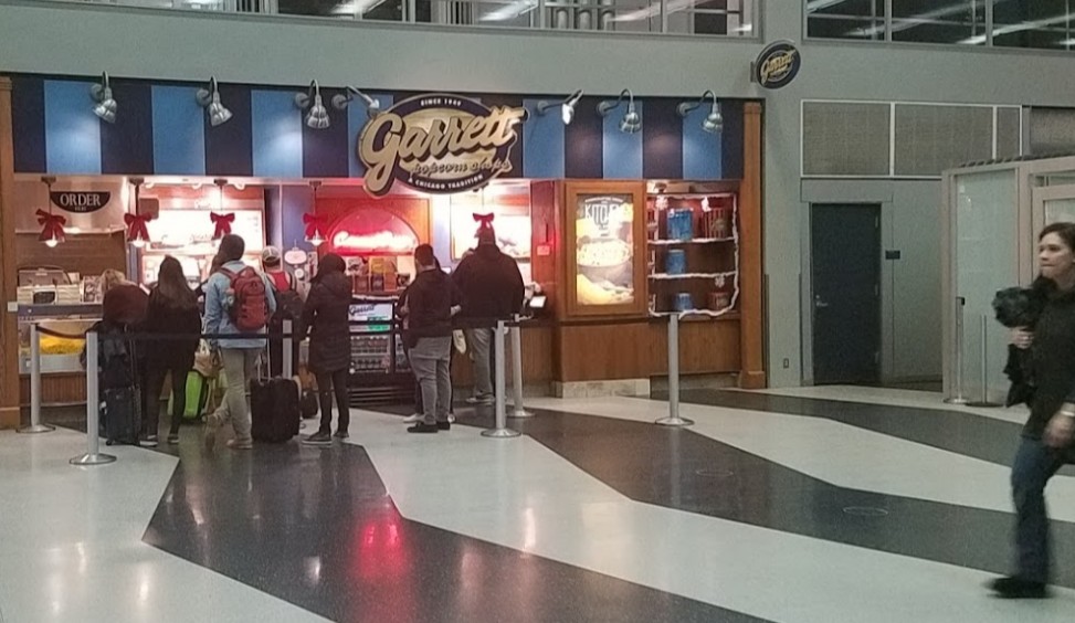 ORD Chicago Ohare International Airport Garrett Popcorn