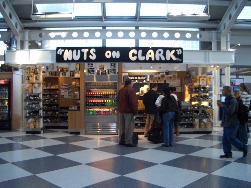 ORD Chicago Ohare International Airport Nuts on Clark